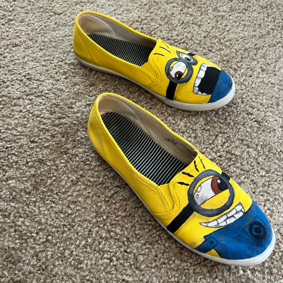 Custom/Hand Painted Despicable Me Flats - Picture 4 of 4